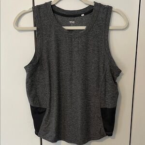 DSG Women's Charcoal and Black Muscle Tee